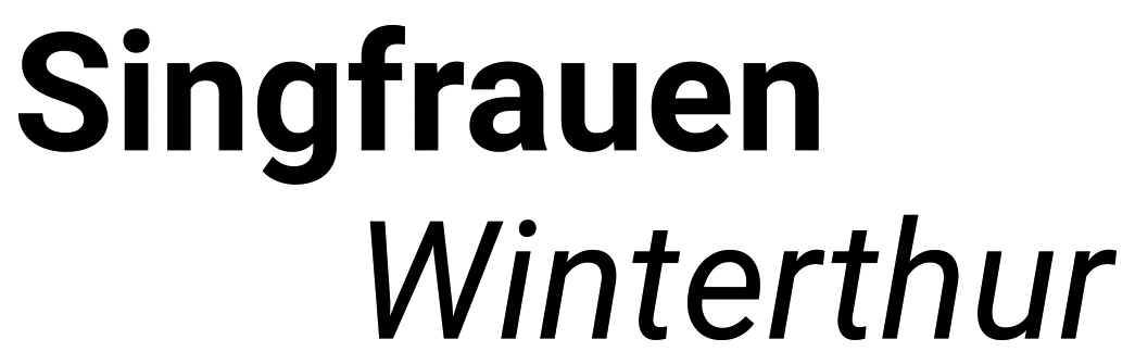 00 Logo Singfrauen Winterthur sw